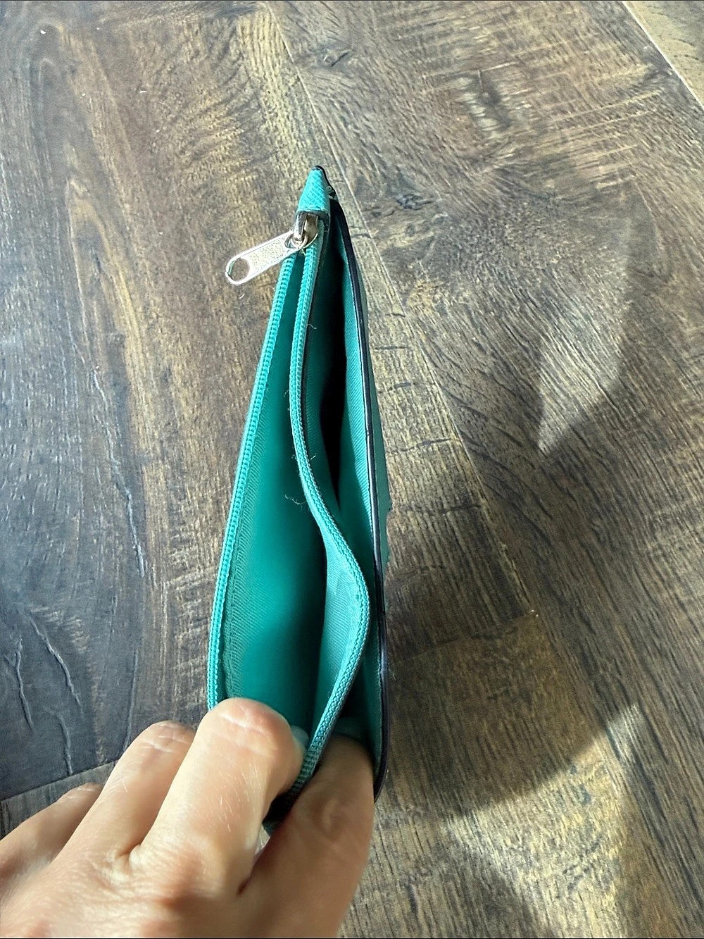 Blue Zip Wallet - Picture 3 of 5